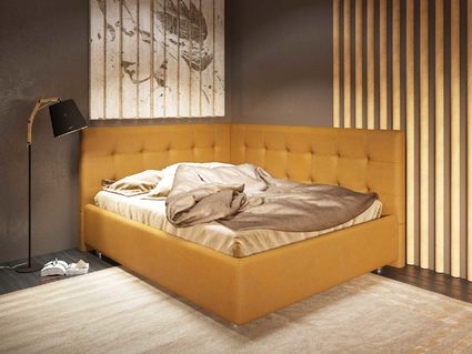 Кровать Nuvola Sabina угловая Velutto 22