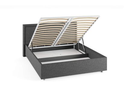 Кровать Сонум Bergamo Рогожка Мокко (с подъемным механизмом) 200х200