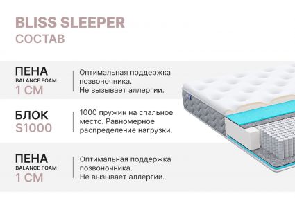 Матрас Димакс Bliss Sleeper 90х185