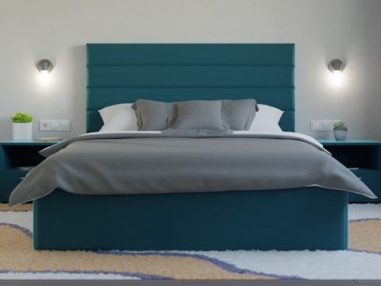 Кровать Lonax Кармела велюр Dolly-17 (с подъемным механизмом) 160х200