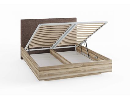 Кровать Сонум Victoria Ясмунд + Кашемир Бежевый (с подъемным механизмом)