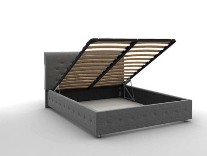 Кровать Sleeptek Premier 1 Экоожа Black (с подъемным механизмом)