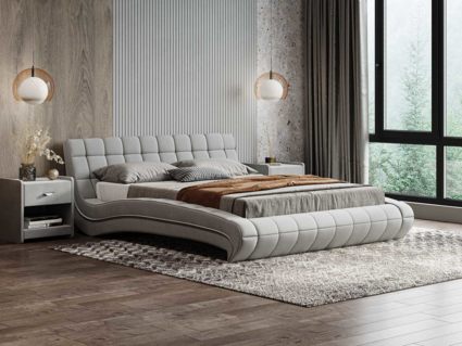 Кровать Сонум Milano Кашемир Латте 90х200