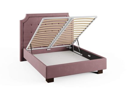 Кровать Сонум Elysium Рогожка Деним (с подъемным механизмом) 140х200